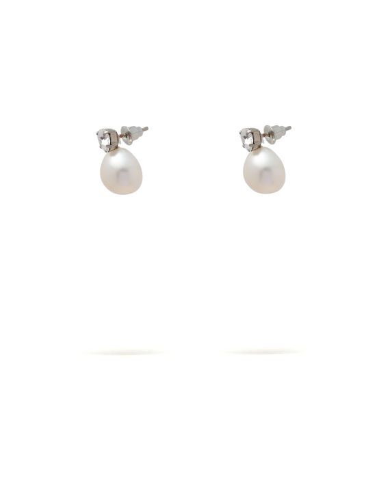 Mini baroque pearl earrings image number 2
