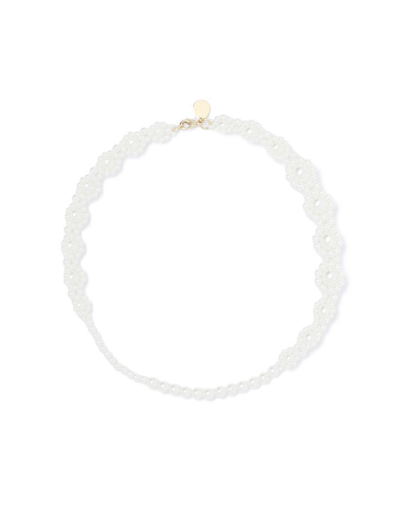Pearl embellished necklace image number 0