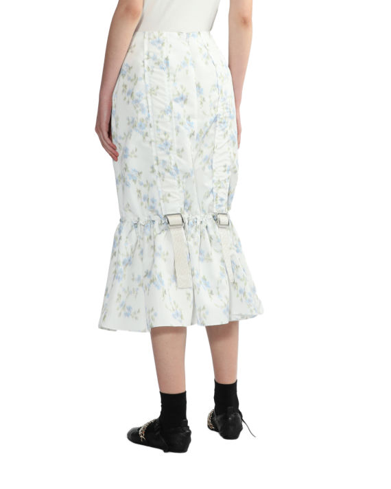 Belted floral skirt image number 3