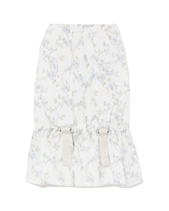 Belted floral skirt image number 5