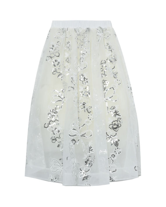 Embellished midi skirt image number 5