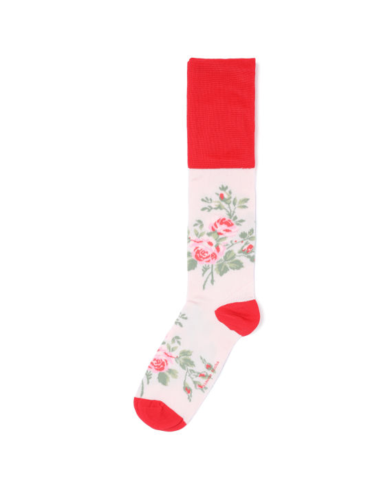 Floral calf-high socks image number 0