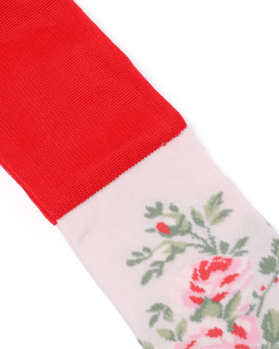Floral calf-high socks image number 2