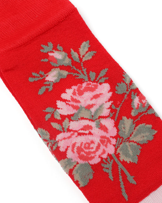 Floral knee-high socks image number 2