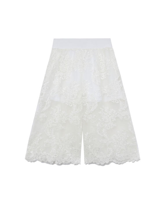 Elasticated lace pants image number 0