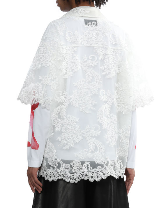 Embroidered short sleeves shirt image number 3