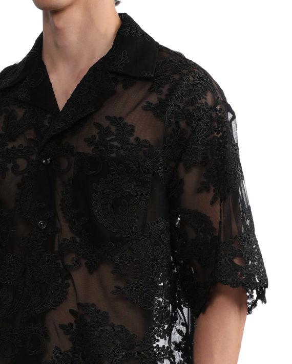 Embroidered short sleeves shirt image number 4