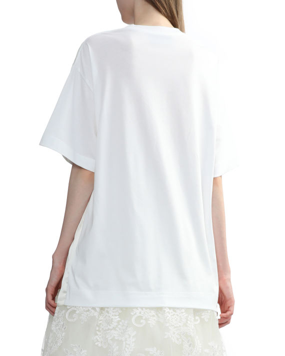 Relaxed panelled gathered tee image number 3
