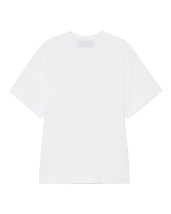Relaxed panelled gathered tee image number 5