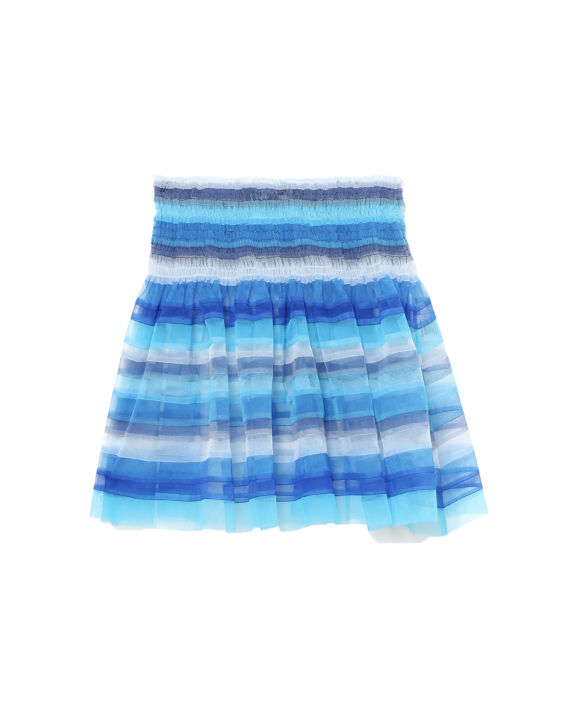 Blue stripe skirt image number 5