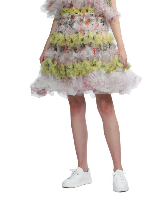 Air-flower printed skirt image number 2
