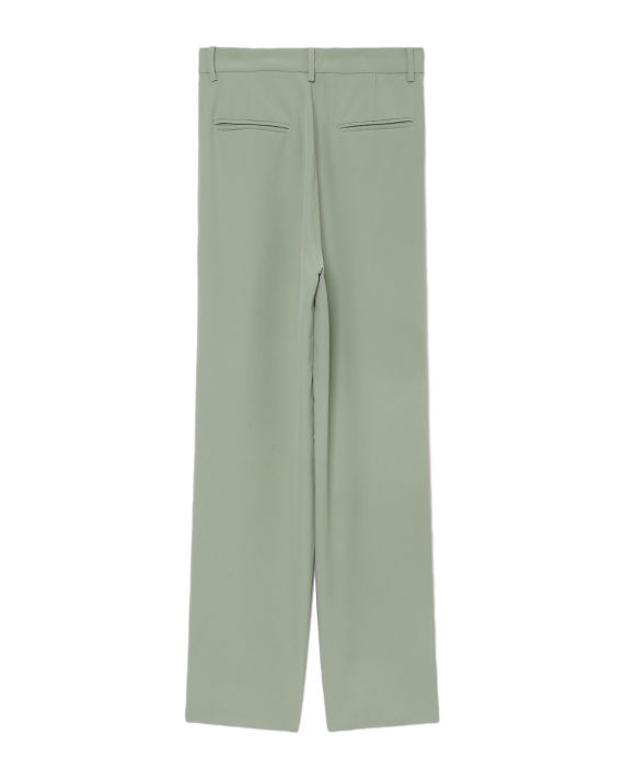 Pleated straight trousers image number 5