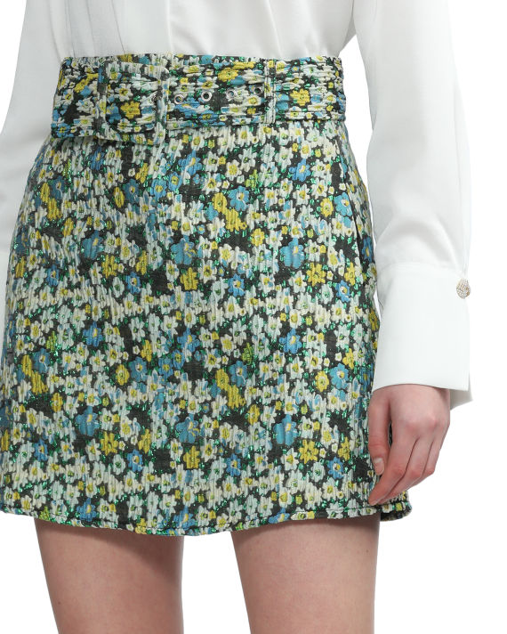 Floral mini skirt image number 4