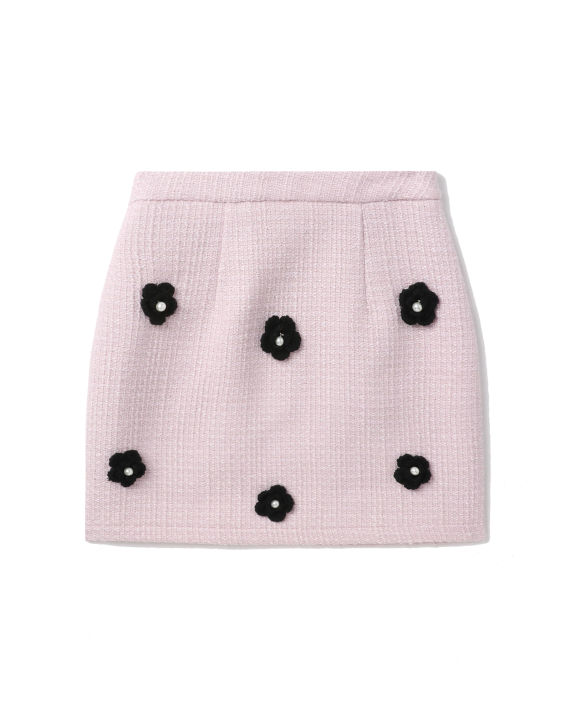 Coast crochet tweed skirt image number 0