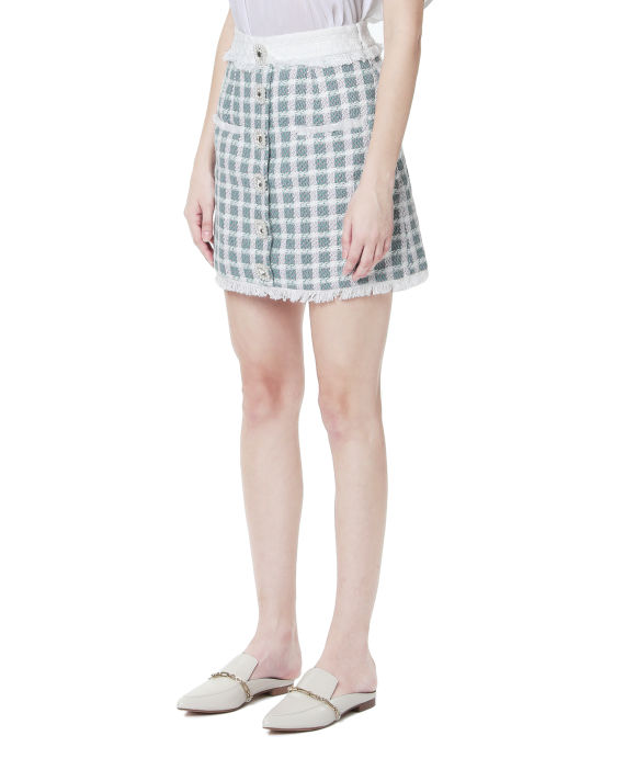 Tweed mini skirt image number 2