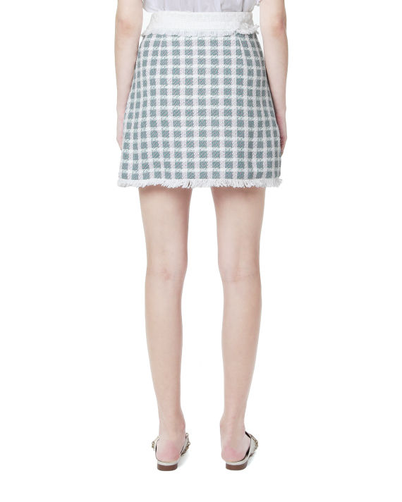 Tweed mini skirt image number 3