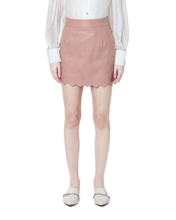 Strass embellished A-line skirt image number 1