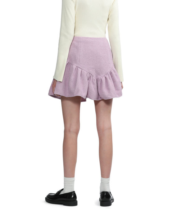 Embellished tweed mini skirt image number 3