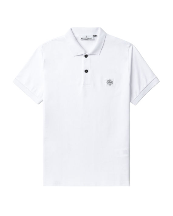 Logo patch polo shirt image number 0