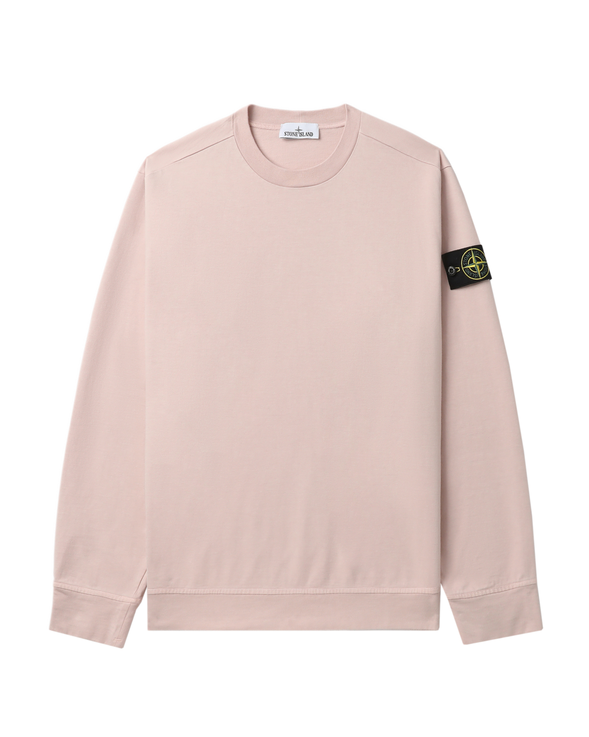 Stone Island Classic logo patch crew neck sweatshirt