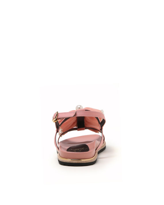 Embellished ruffle sandals image number 2
