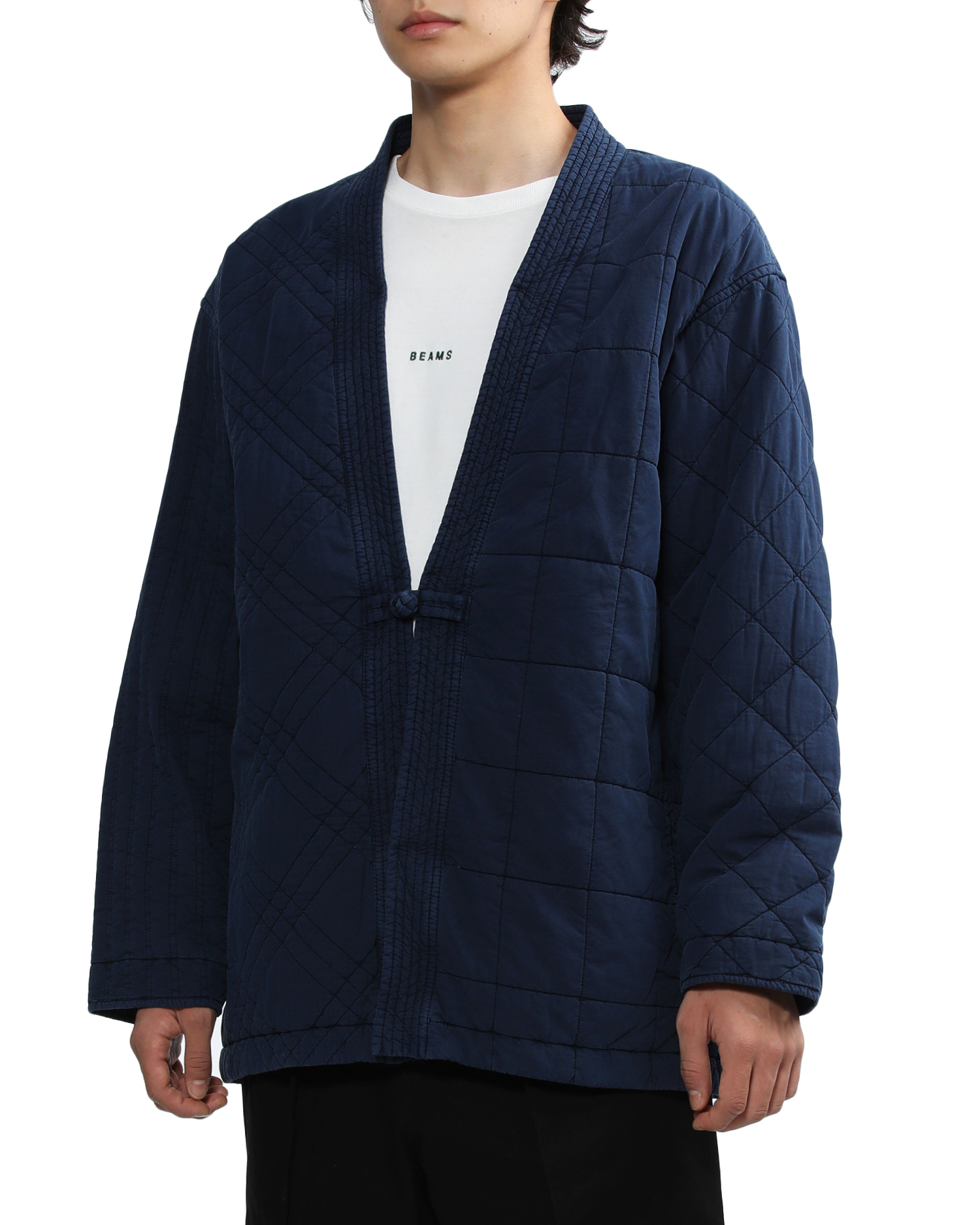 Patchwork quilted noragi