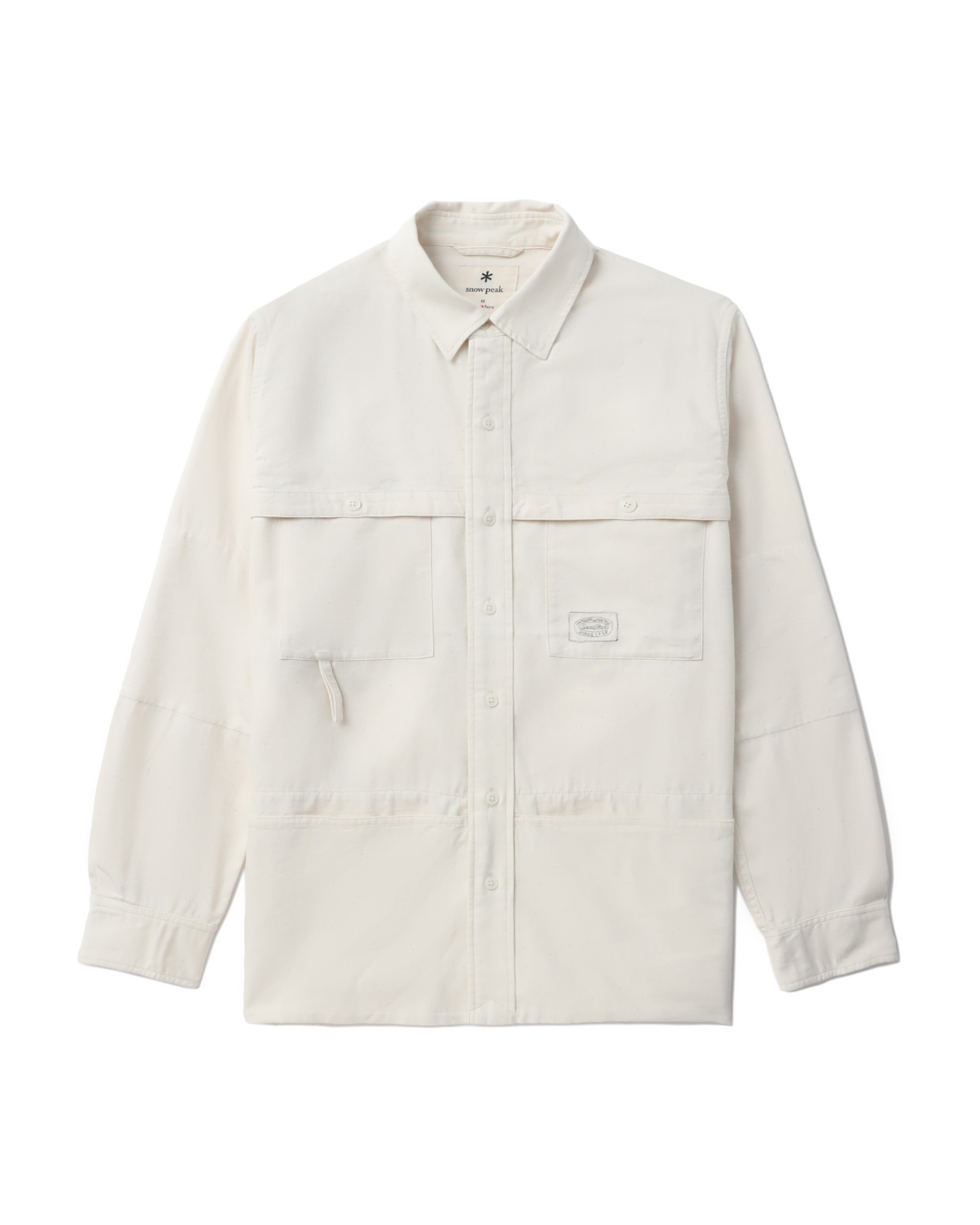 Takibi light denim utility shirt