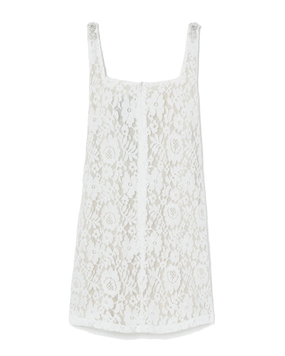 Embellished lace sleeveless mini dress image number 5