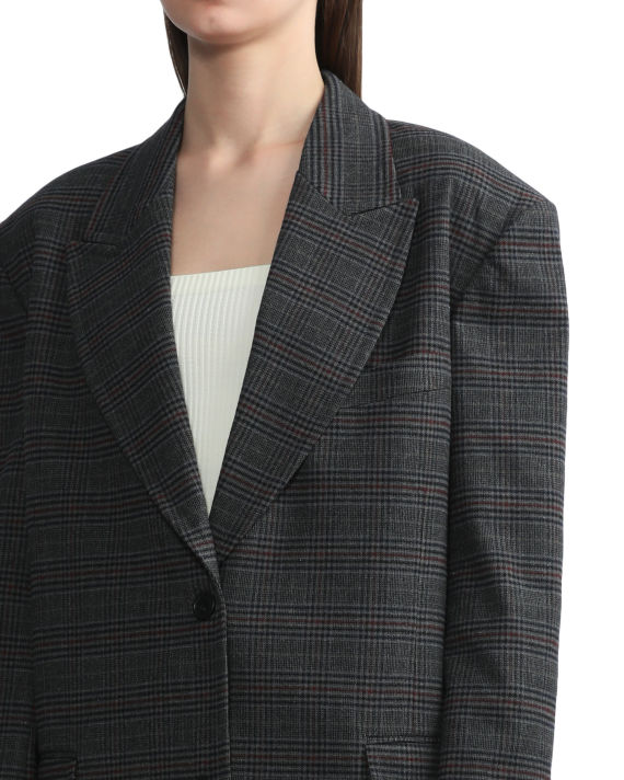 Checked blazer image number 4