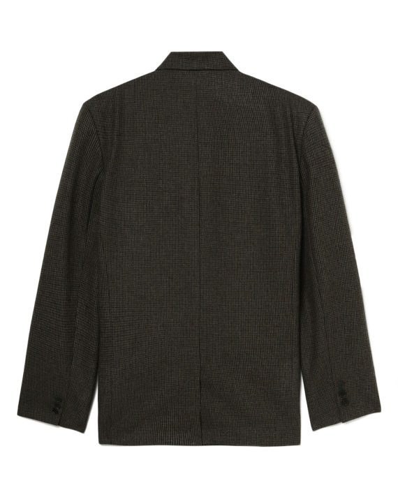 Double-breasted wool-blend jacket image number 5