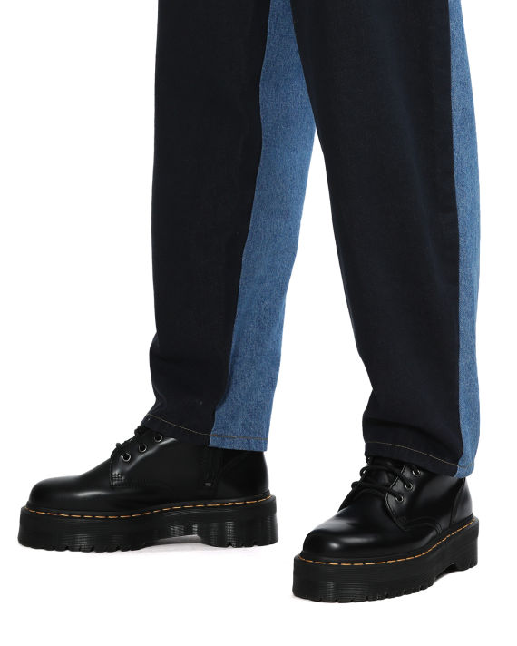 Two-tone tapered jeans image number 5