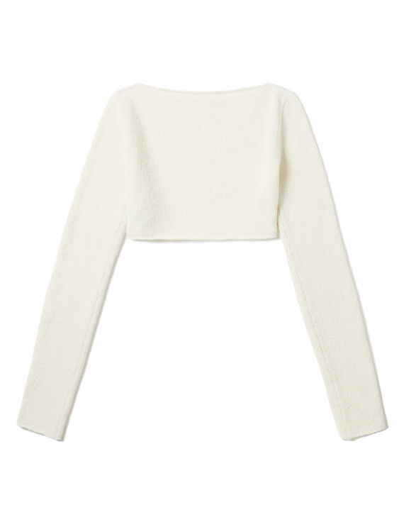 Cropped wool pullover image number 5