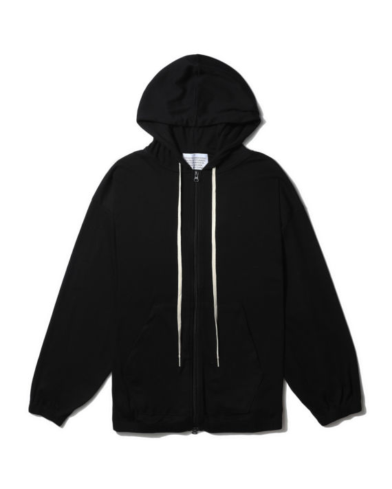 Hooded zip corduroy jacket image number 0