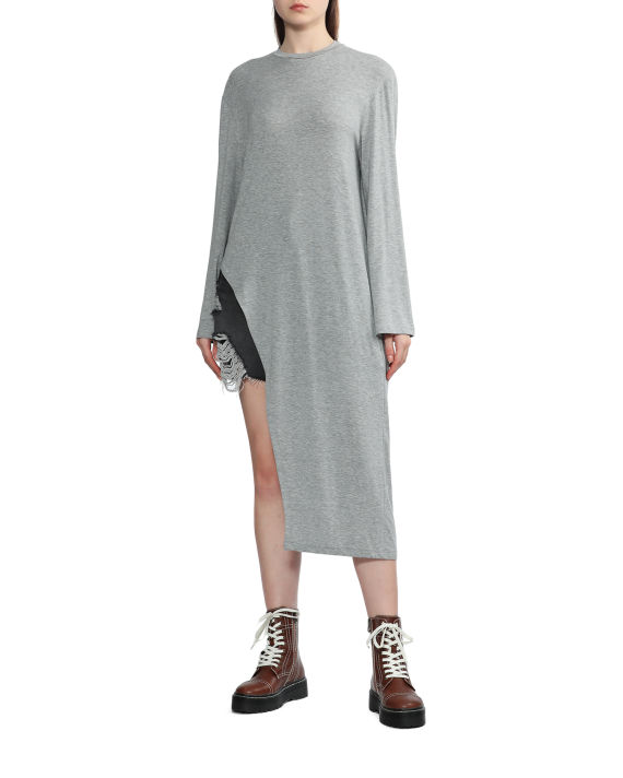 Asymmetric relaxed T-shirt dress image number 2