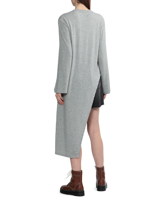 Asymmetric relaxed T-shirt dress image number 3