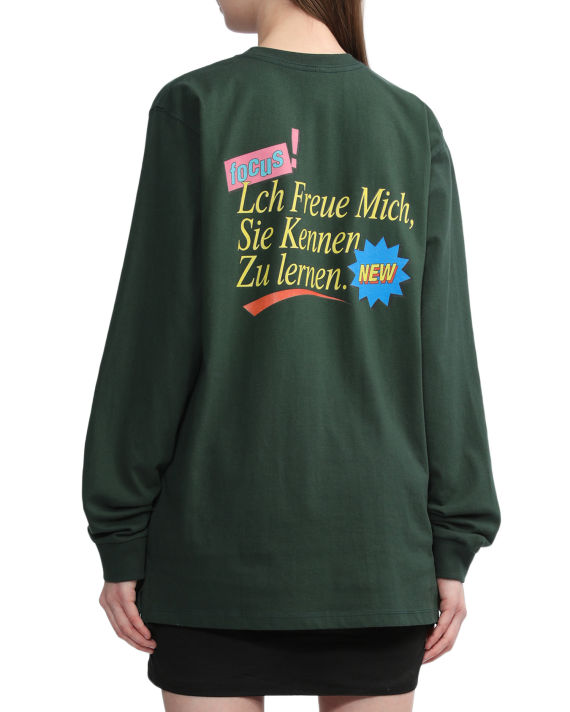 Relaxed graphic long-sleeve tee image number 3