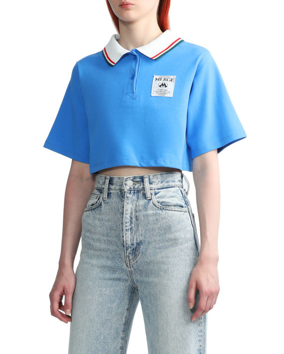 Cropped polo shirt image number 2
