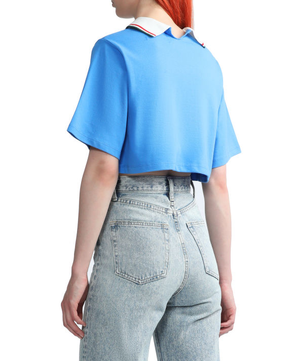 Cropped polo shirt image number 3