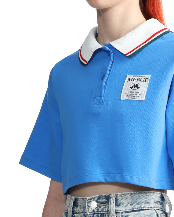 Cropped polo shirt image number 4