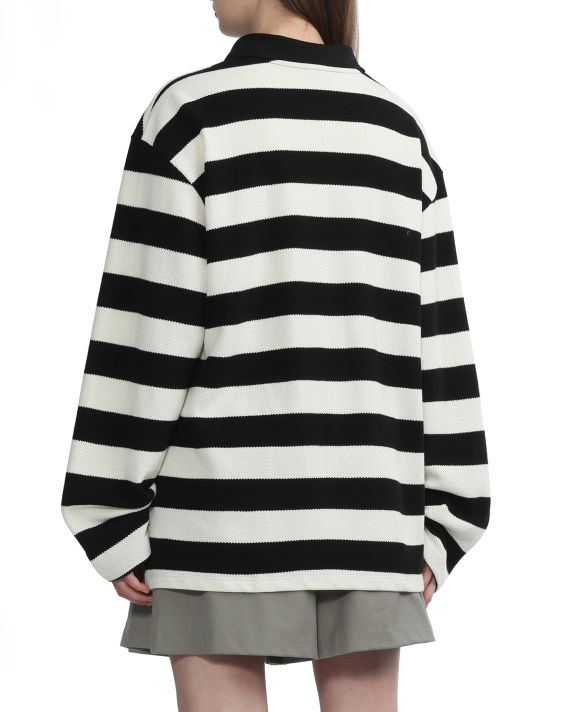 Striped polo shirt image number 3