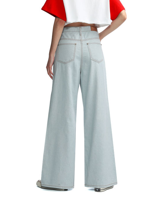 Contrast stitch pants image number 3