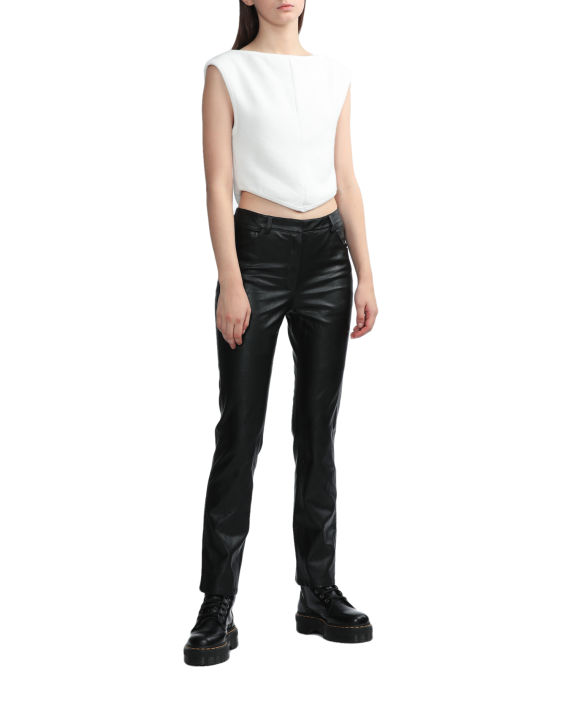 Faux leather pants image number 1