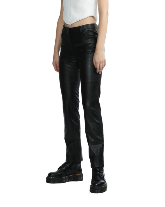 Faux leather pants image number 2