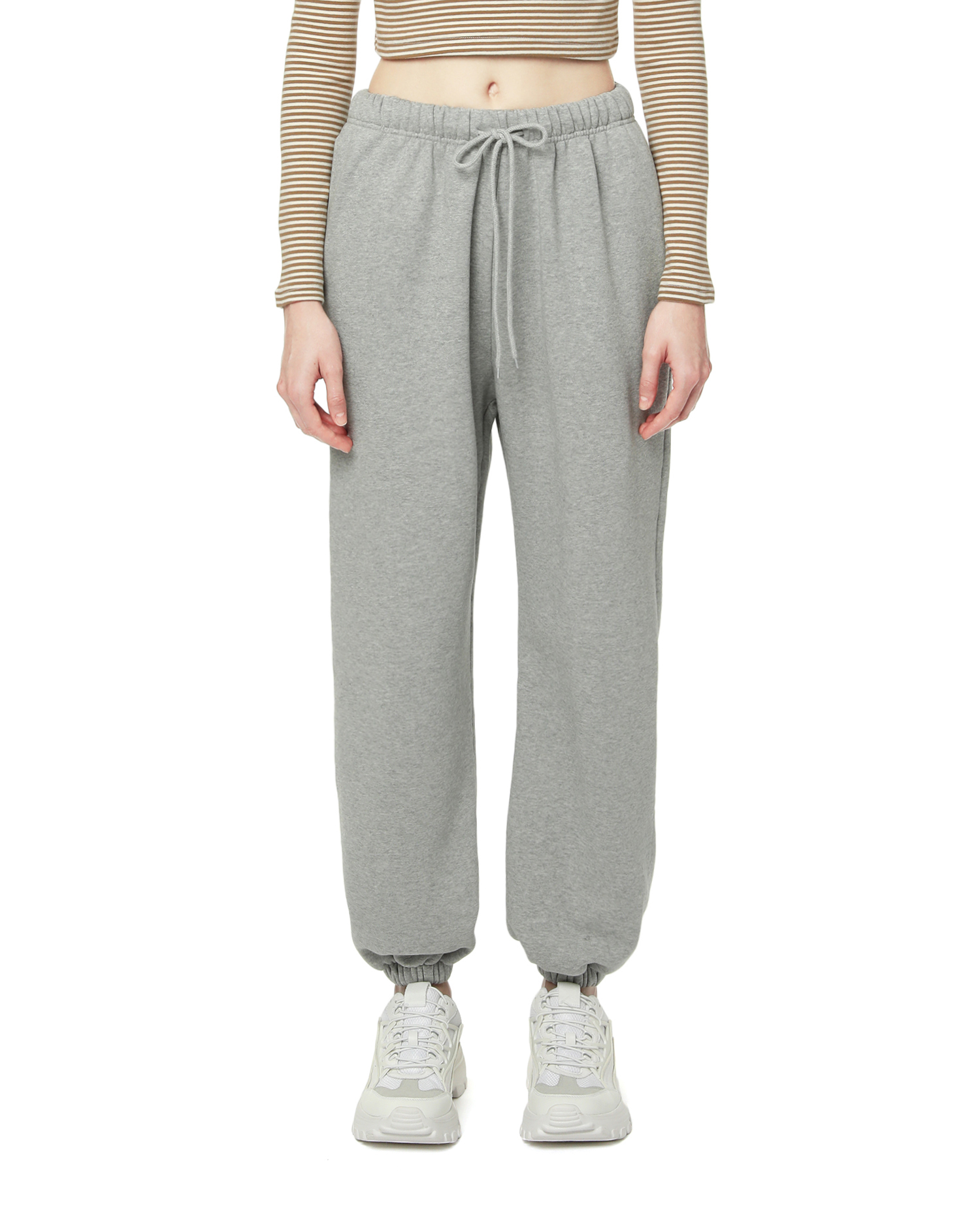 basic gray sweatpants