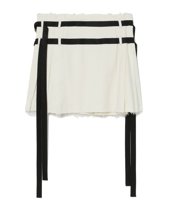 Belted pleated skirt image number 6