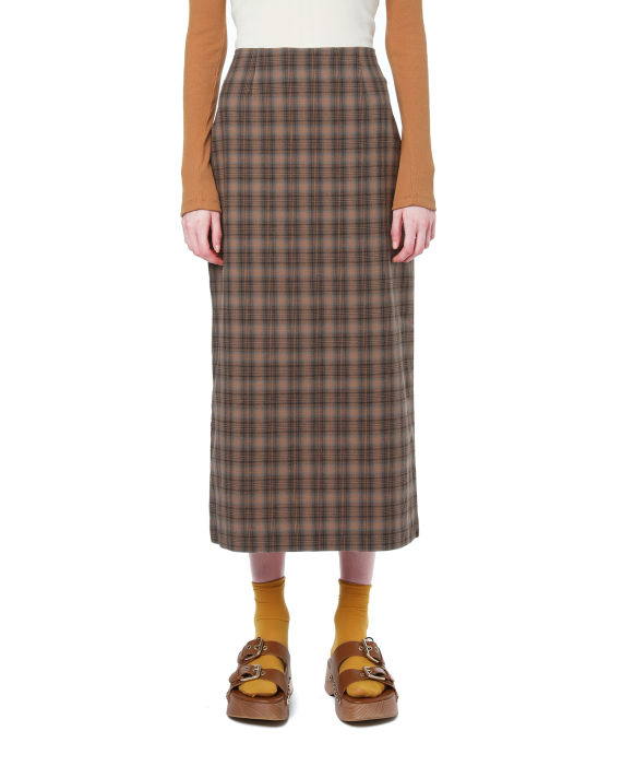Plaid skirt image number 1