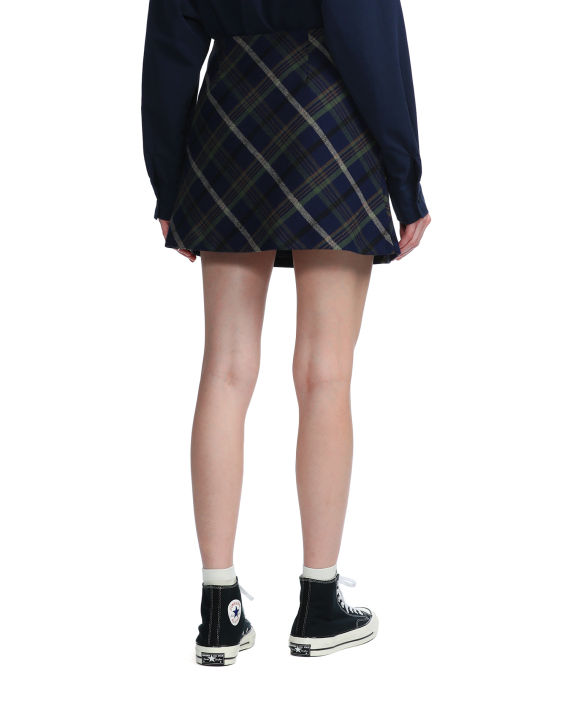 Plaid mini skirt image number 3