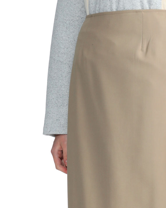 Buttoned midi skirt image number 4