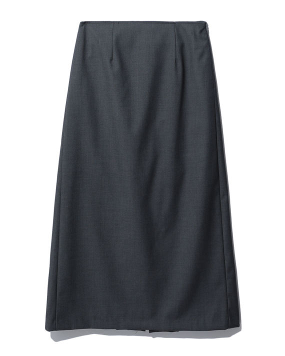 Buttoned midi skirt image number 0
