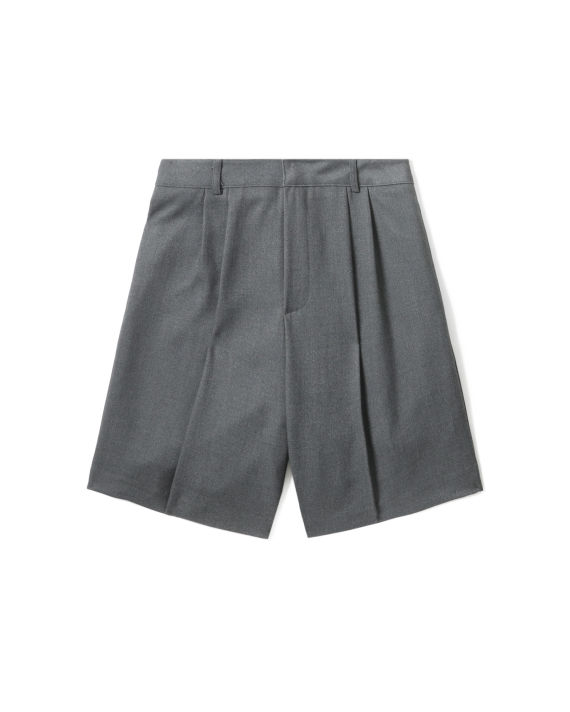 Double-pleated tailored shorts image number 0